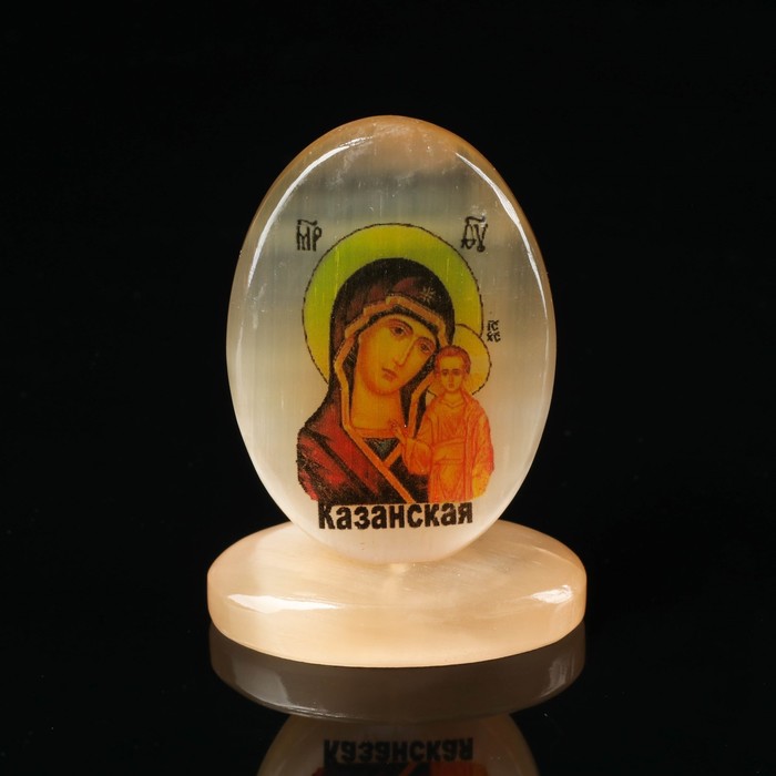 Икона овал на поставке "Казанская "
