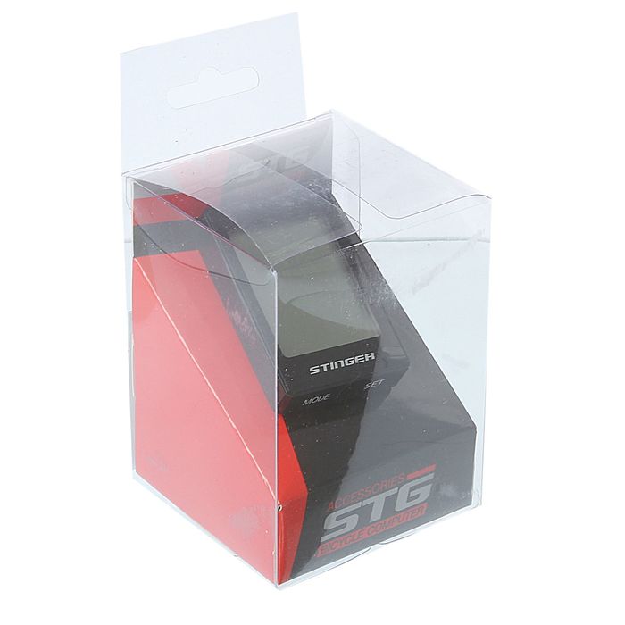 Велокомпьютер STG, 22 функции, проводной, подсветка, чёрный