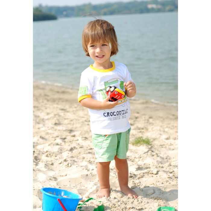 Футболка для мальчика, рост 98 см, цвет белый (арт. 15175)