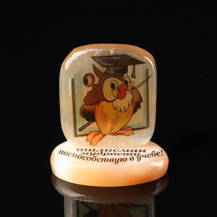 Оберег «Сова», талисман мудрости, на подставке талисман оберег талисман дом полная чаша на шнурке