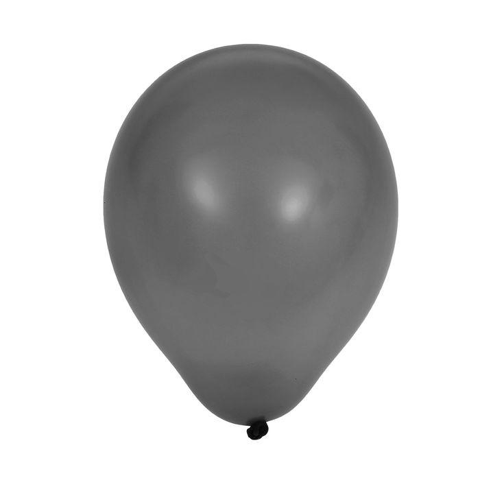 Шар латексный 5", пастель, набор 100 шт., цвет чёрный