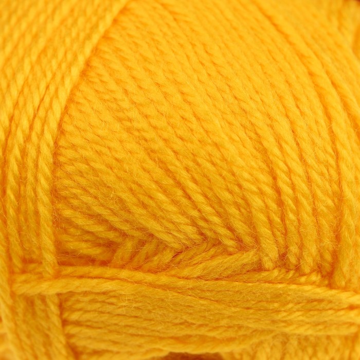 Пряжа "Лотос" 100% акрил 300м/100гр (104, желтый)