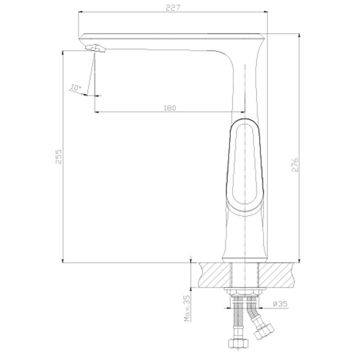 Смеситель для кухни Rossinka Z35-27U