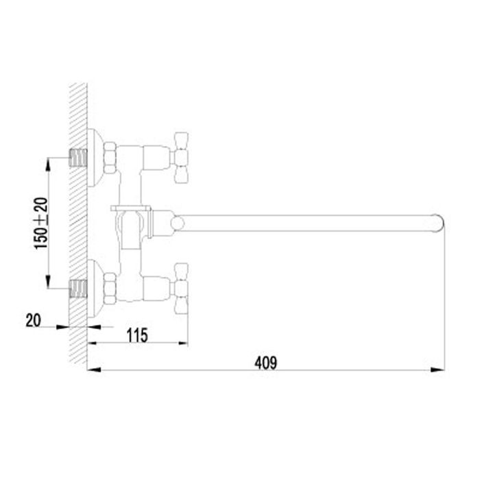 Универсальный смеситель Lemark Benefit LM2551C