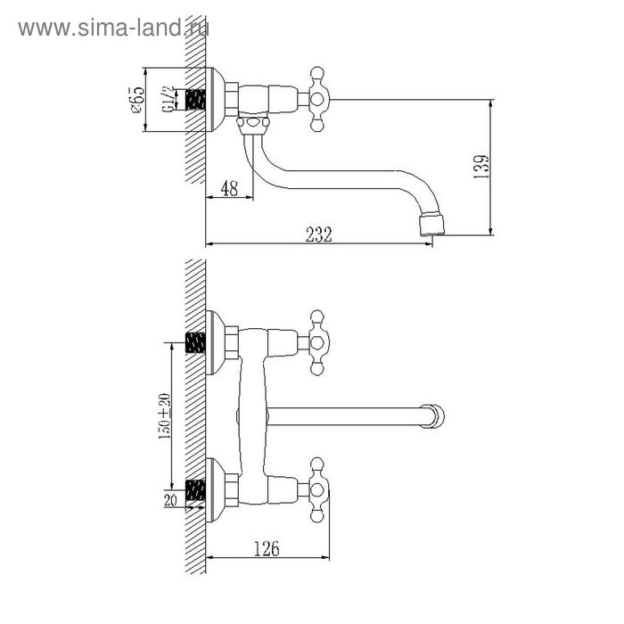 

Смеситель для кухни Lemark Standard LM2111C