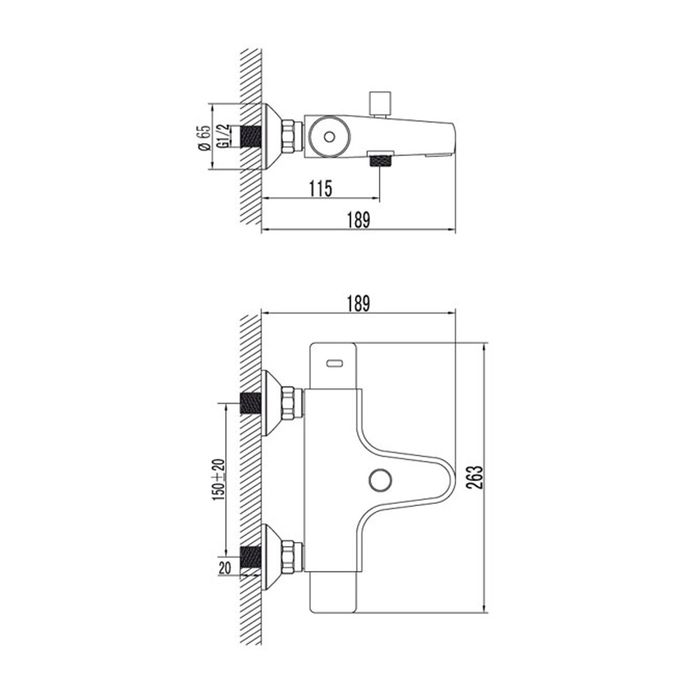 Термостат для ванны Lemark Thermo LM7732C