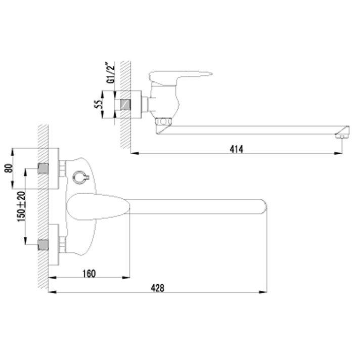 Универсальный смеситель Lemark Status LM4417C