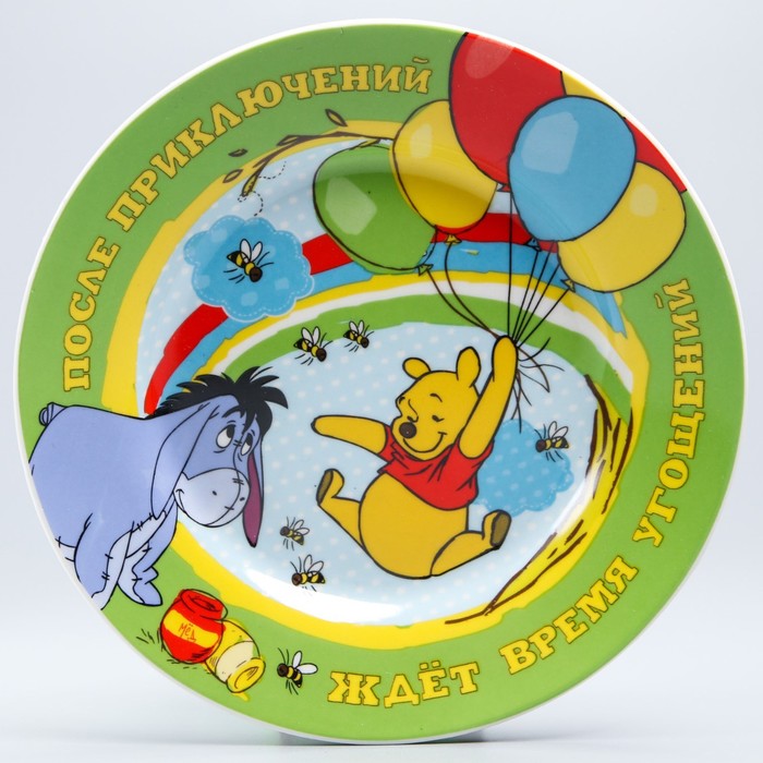 Тарелка "Приключения," Медвежонок Винни и его друзья, 17 см