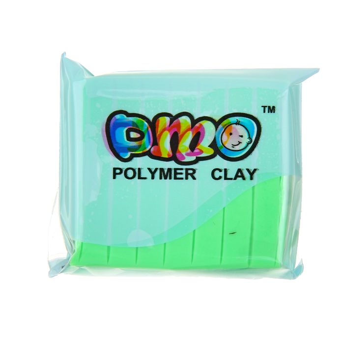 Полимерная глина 50гр &quot;PMO&quot; Люминесцентный(светится в темноте) Мятный SH-104