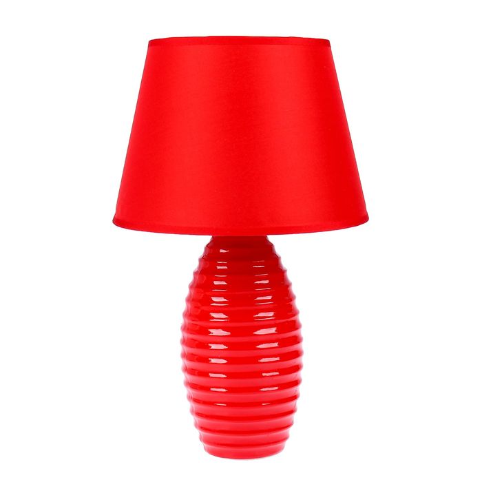 Лампа настольная "Бархан" красная