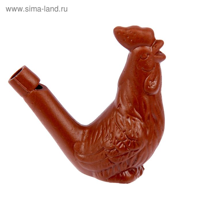 Свистулька Петушок глиняный