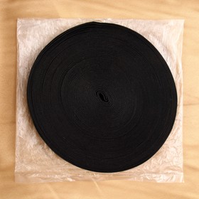 Лента эластичная, 25 мм, 25 ± 1 м, цвет чёрный от Сима-ленд