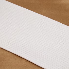 Лента эластичная, 80 мм, 25 ± 1 м, цвет белый от Сима-ленд