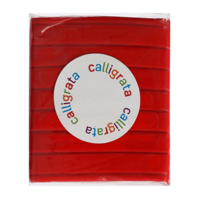 Полимерная глина 50гр "Calligrata" Оранжево -красный SH-02