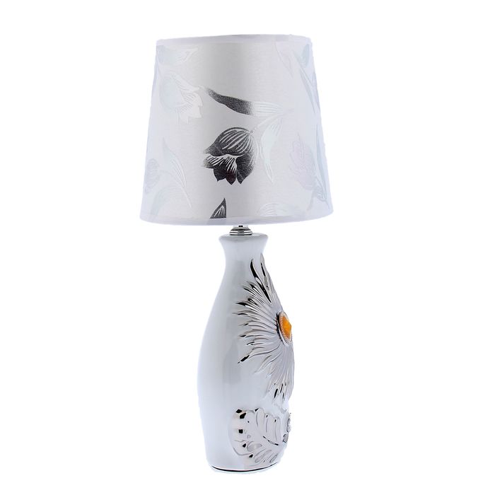 Лампа настольная "Солнце в пустыне" под белое серебро