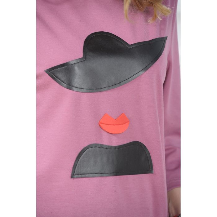 Блуза, размер 50, рост 164 см, цвет цикламен (арт. 4849а С+)