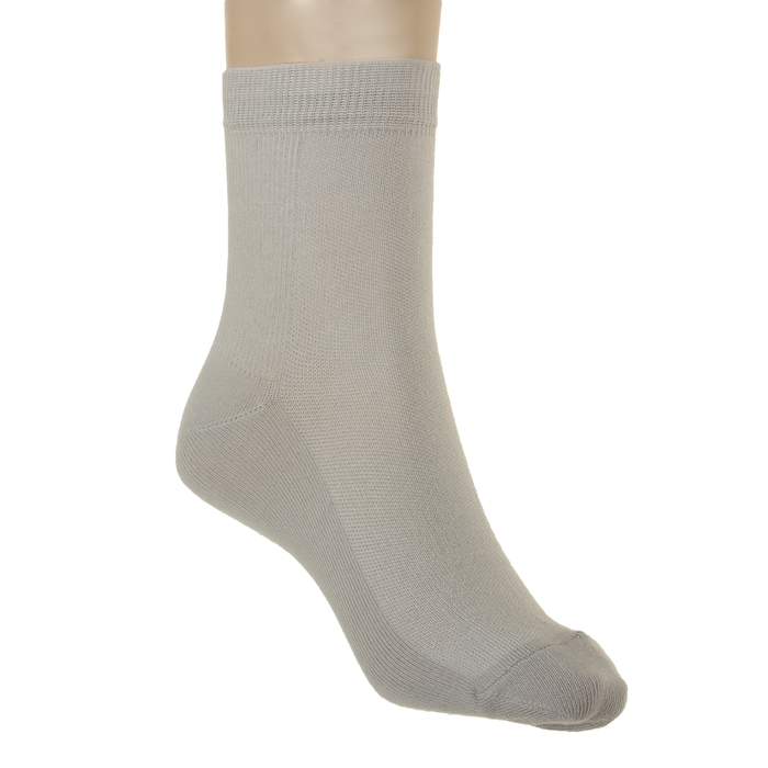 Носки женские, цвет светло-серый, размер 23-25
