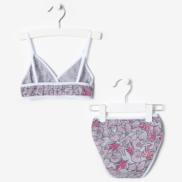 Комплект для девочки (лиф+трусы), рост 104-110 см (30), цвет МИКС 108