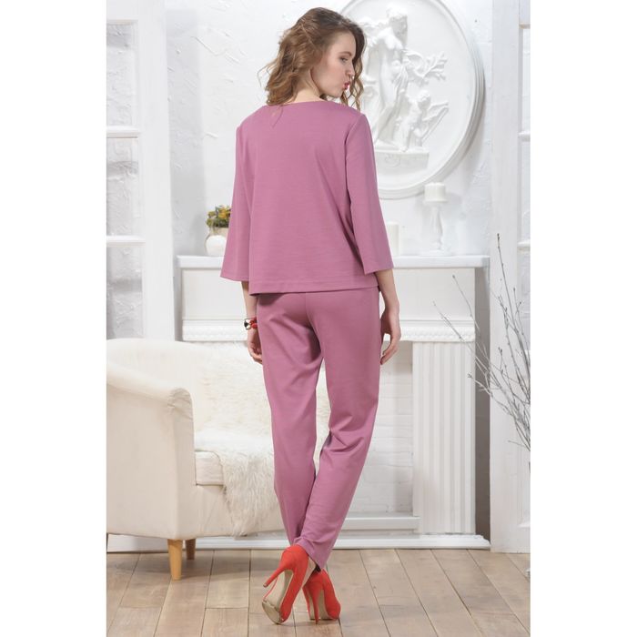 Блуза, размер 52, рост 164 см, цвет цикламен (арт. 4849а С+)