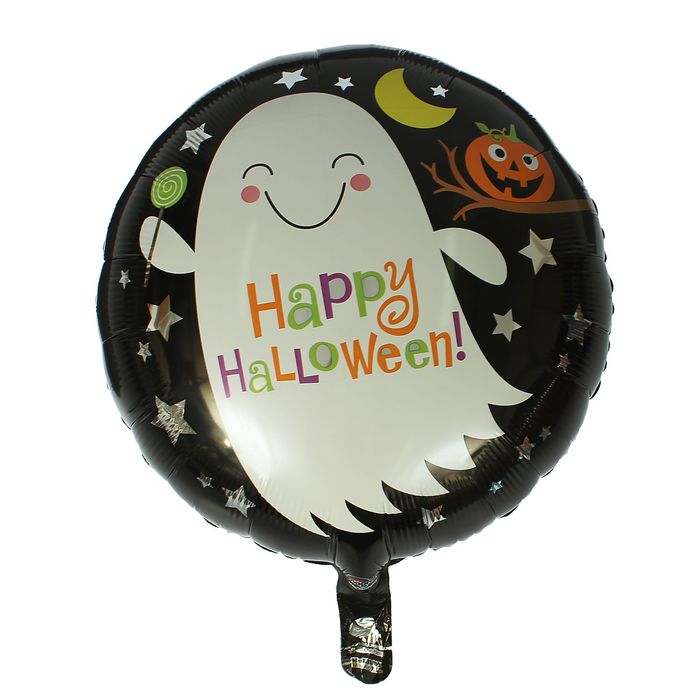 Шар фольгированный 18" Привидение с леденцом S40 Круг АГ