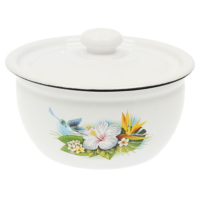 Салатник 1,5 л "Колибри", с крышкой