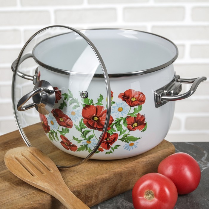 Набор кастрюль сферических "Маки", 3 шт: 2,5 л, 3,5 л, 5 л