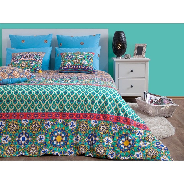 Постельное бельё "Марокко/1" дуэт, размер 220х240, 140х205-2шт., 70х70-2шт., 142 г/м2