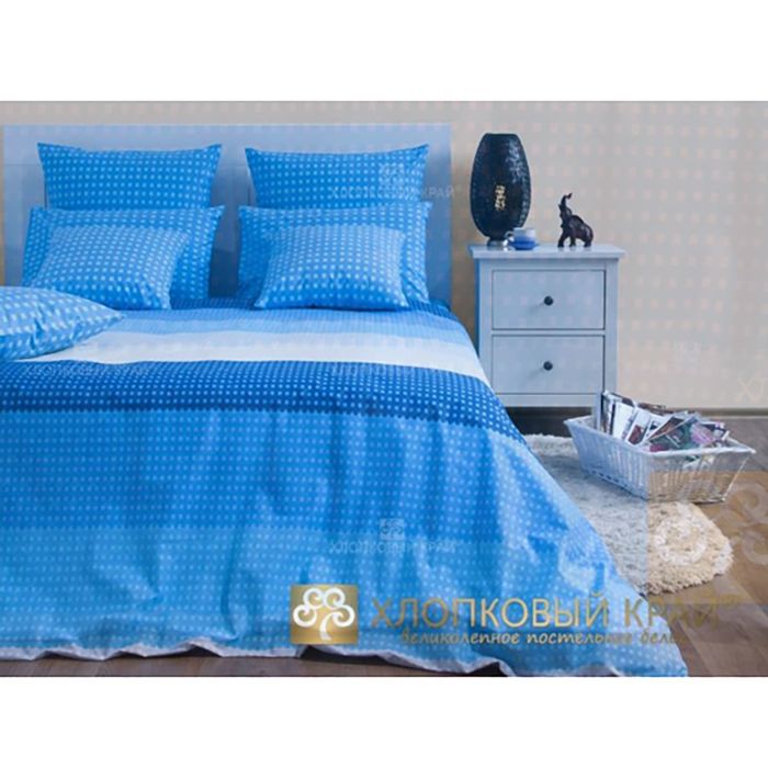 Постельное бельё "Лагуна/1" евро, размер 220х240, 200х220, 70х70-2шт., 50х70-2 шт, 142 г/м2