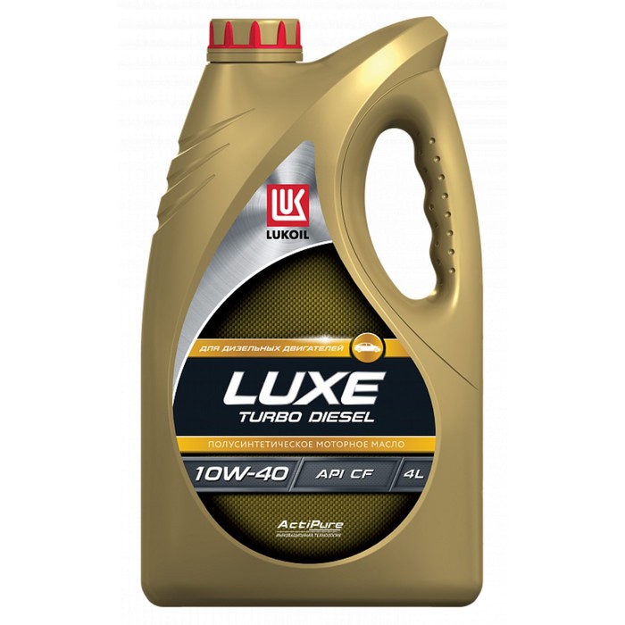 Моторное масло "Лукойл Люкс Турбо Дизель 10W-40", 4 л