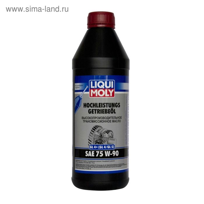 Масло трансмиссионное Liqui Moly 75W-90 GL4/GL-5, 1 л масло трансмиссионное liqui moly 75w 90 gl4 gl 5 1 л