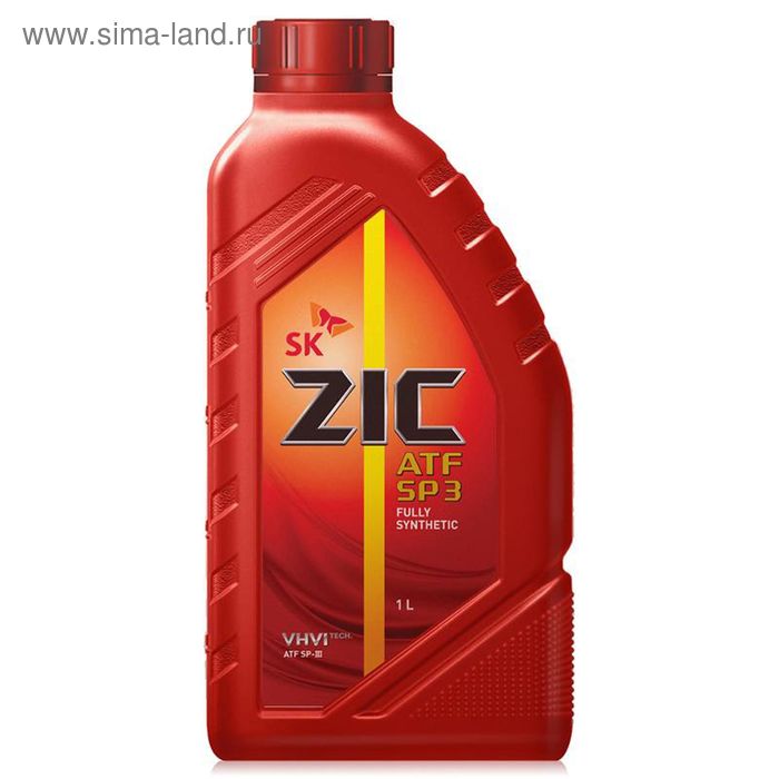 Масло трансмиссионное ZIC ATF SP 3, 1 л zic трансмиссионное масло zic atf multi atf 1 л
