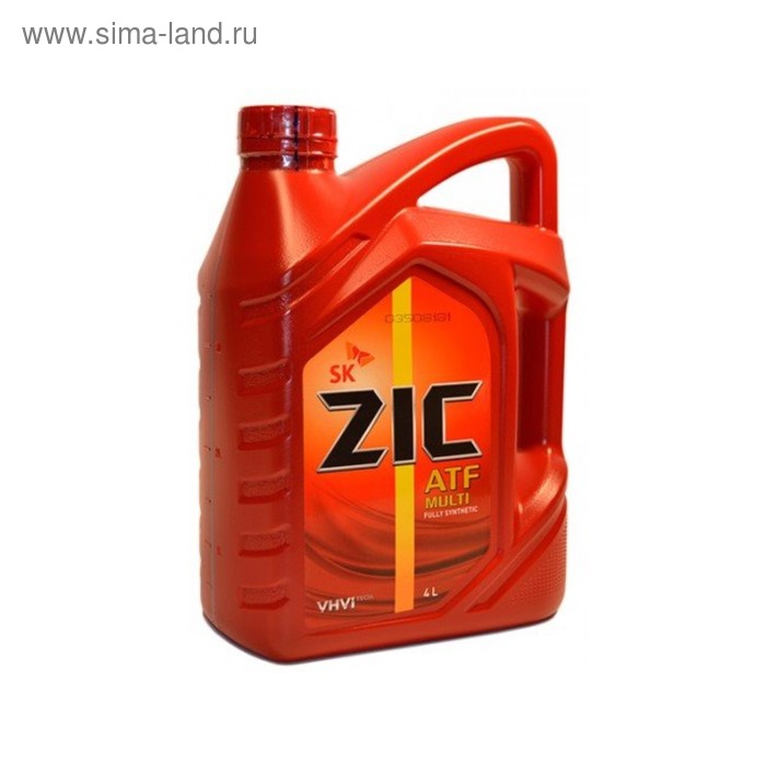 Масло трансмиссионное ZIC ATF Multi, 4 л масло трансмиссионное zic atf 3 1 л