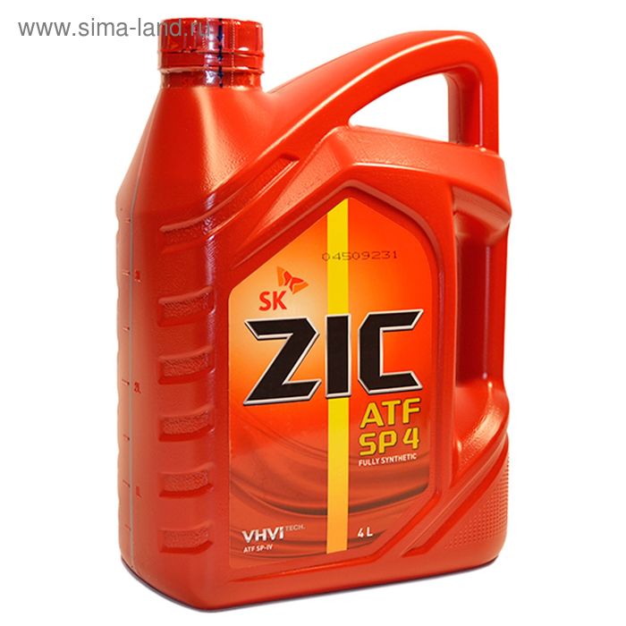 Масло трансмиссионное ZIC ATF SP 4, 4 л масло трансмиссионное zic atf 3 4 л