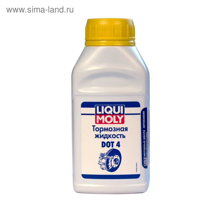 Тормозная жидкость LiquiMoly DOT-4, 250 мл тормозная жидкость bel ray super dot 4 355 мл