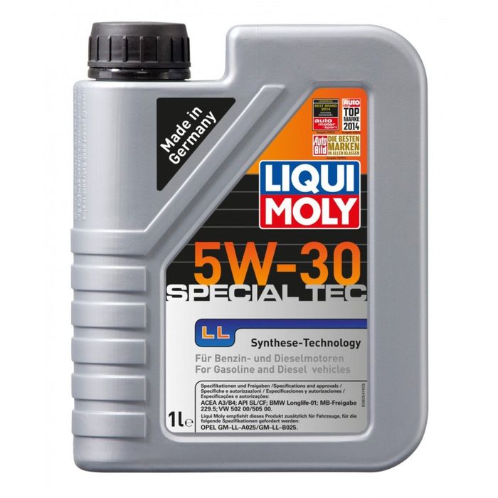 Моторное масло Liqui Moly НС Leictl.Special LL 5W-30 SL/CF A3/B4, 1 л