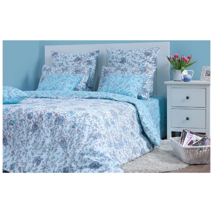 Постельное бельё "Прованс/1" 2 сп., размер 214х220, 172х205, 70х70-2 шт., 142 г/м2