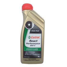 Тормозная жидкость Castrol React Perfomance DOT 4, 1 л от Сима-ленд