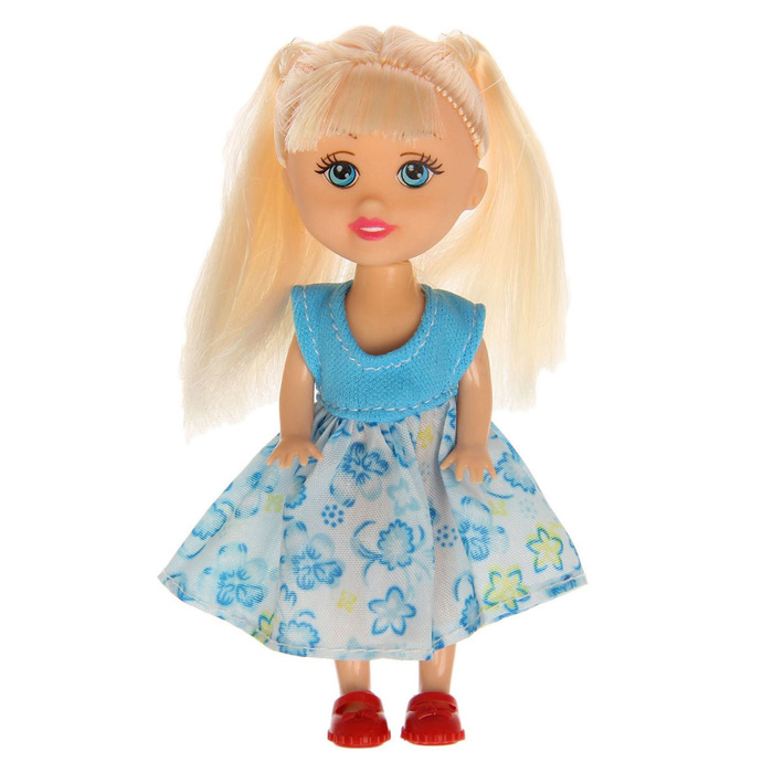 Кукла малышка "Дина" в летнем наряде, МИКС