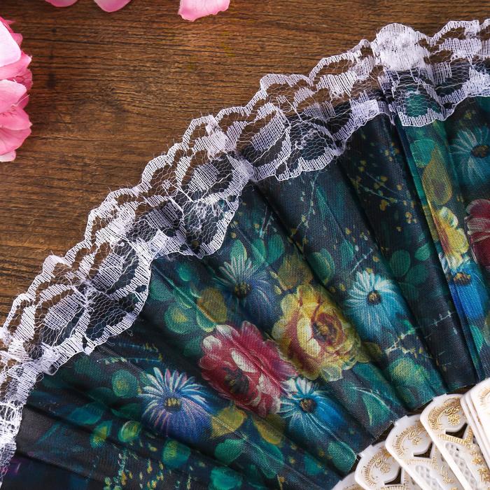 Веер "Цветочный сад", микс