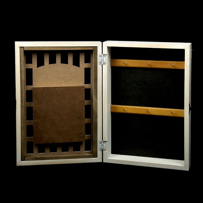 Ключница "Морские путешествия" белая