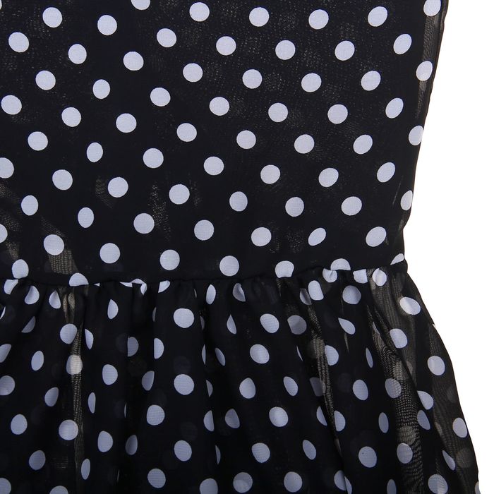 Сарафан женский SbS 71182 цвет чёрный мелкий горох, размер L (46), рост 168