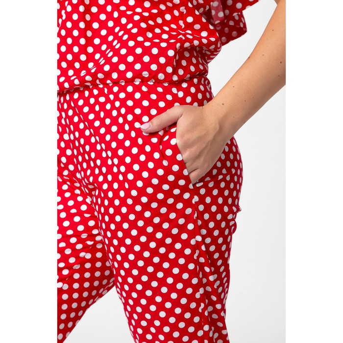 Костюм женский SbS 74006 цвет красный, размер S (42), рост 168