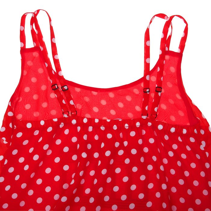 Сарафан женский SbS 71182 цвет красный мелкий горох, размер S(42), рост 168