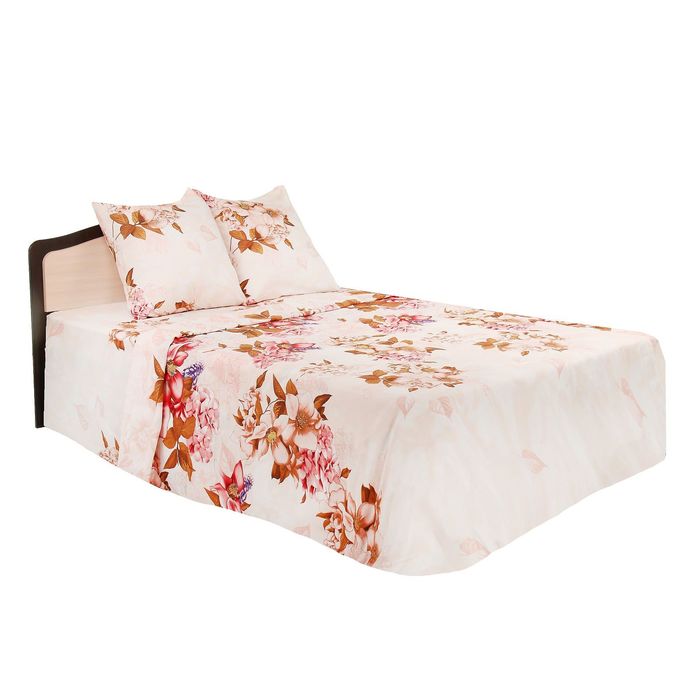 Постельное бельё 1,5сп Василиса «Нежная гортензия», 215х145см, 214х150см, 70х70см - 2 шт