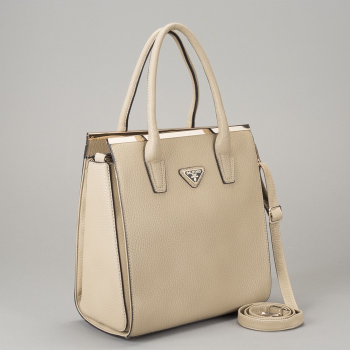 Сумка женская на молнии, 1 отдел с перегородкой, длинный ремень, цвет хаки