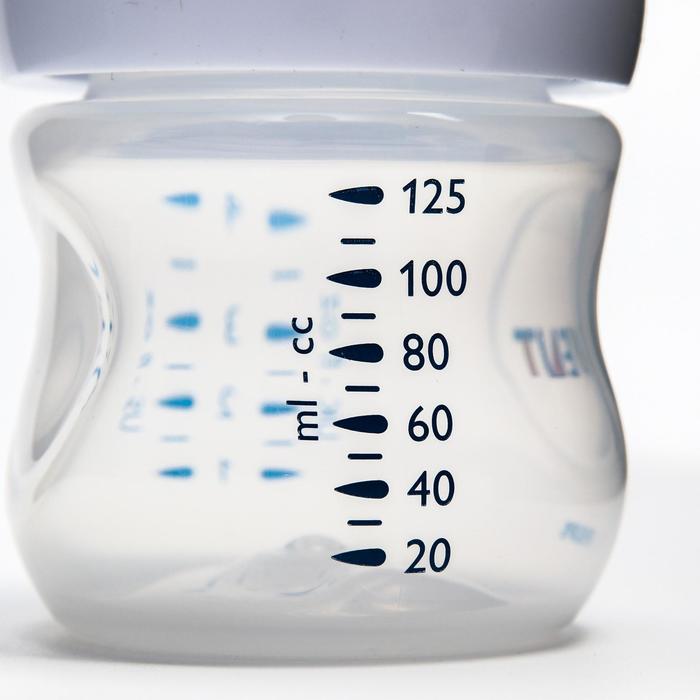 Бутылочка для кормления Natural, 125 мл, от 0 мес., набор 2 шт.