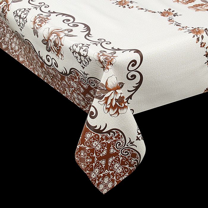 Клеенка столовая на нетканой основе (рулон 20 метров), ширина 137 см, толщина 0,18 мм