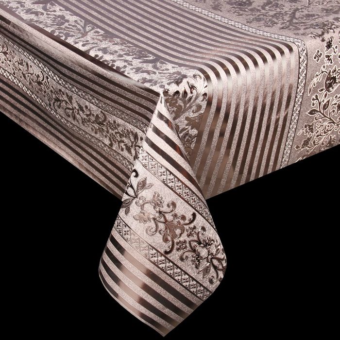 Клеенка столовая на тканевой основе, ширина 137 см, толщина 0,38 мм, рулон 20 м