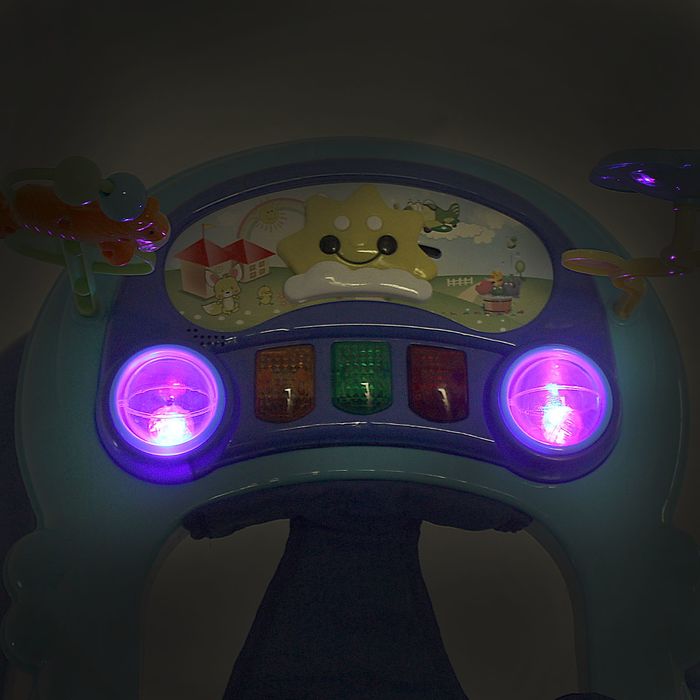 Ходунки «Солнышко», музыкальные и световые эффекты, цвета МИКС