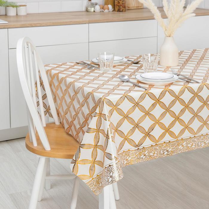 

Клеёнка на стол ПВХ , ширина 137 см, рулон 20 метров, толщина 0,25 мм